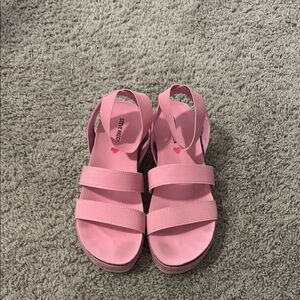 Steve Madden Blush Pink Strappy Sandals